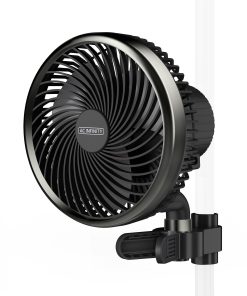 AC Infinity CLOUDRAY A6, Grow Tent Clip Fan 6” with 10-Speeds, EC-Motor, Weatherproof IP-44, Manual Swivel, Quiet Hydroponics Circulation Cooling