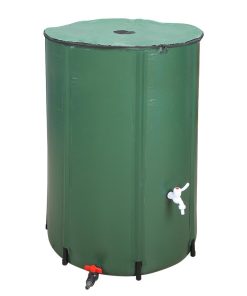 Zimtown 100 Gallon Portable Rain Barrel Farms Water Storage Saver for Patio