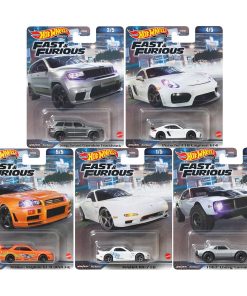 2023 Hot Wheels Fast and Furious Premium Set of 5, 1/64 Diecast Model Cars HNW46-956A