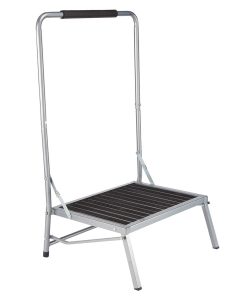 LivingSURE Extra Wide Step Stool with Handle, 20” x 15.6” x 38.4”