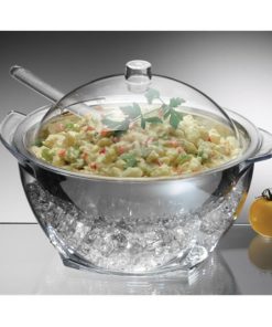 Prodyne Iced Salad with Acrylic Dome Lid Salad Servers - IC30