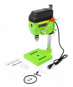 Mini Electric Bench Drill Press Stand Compact Portable Workbench Metal Drilling Repair Tool Expanding Drilling Machine 480W DIY Tool